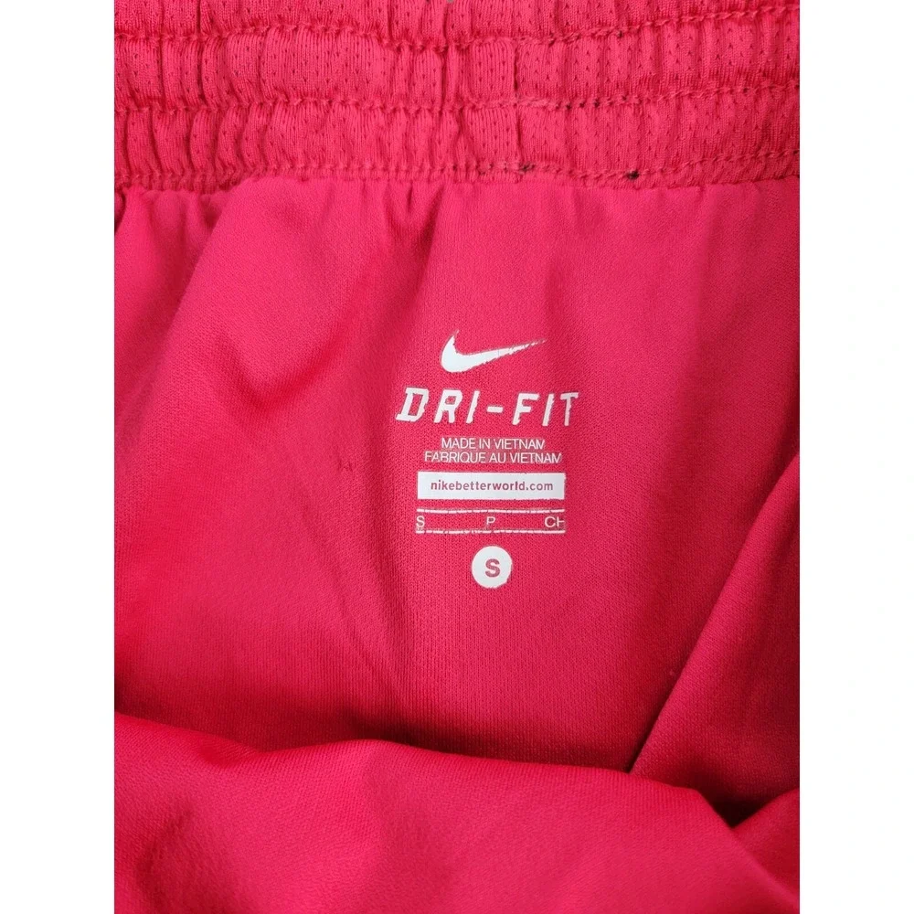 Nike Running Shorts Small Black Tempo Lined Drawstrings Gym Stretch Womens